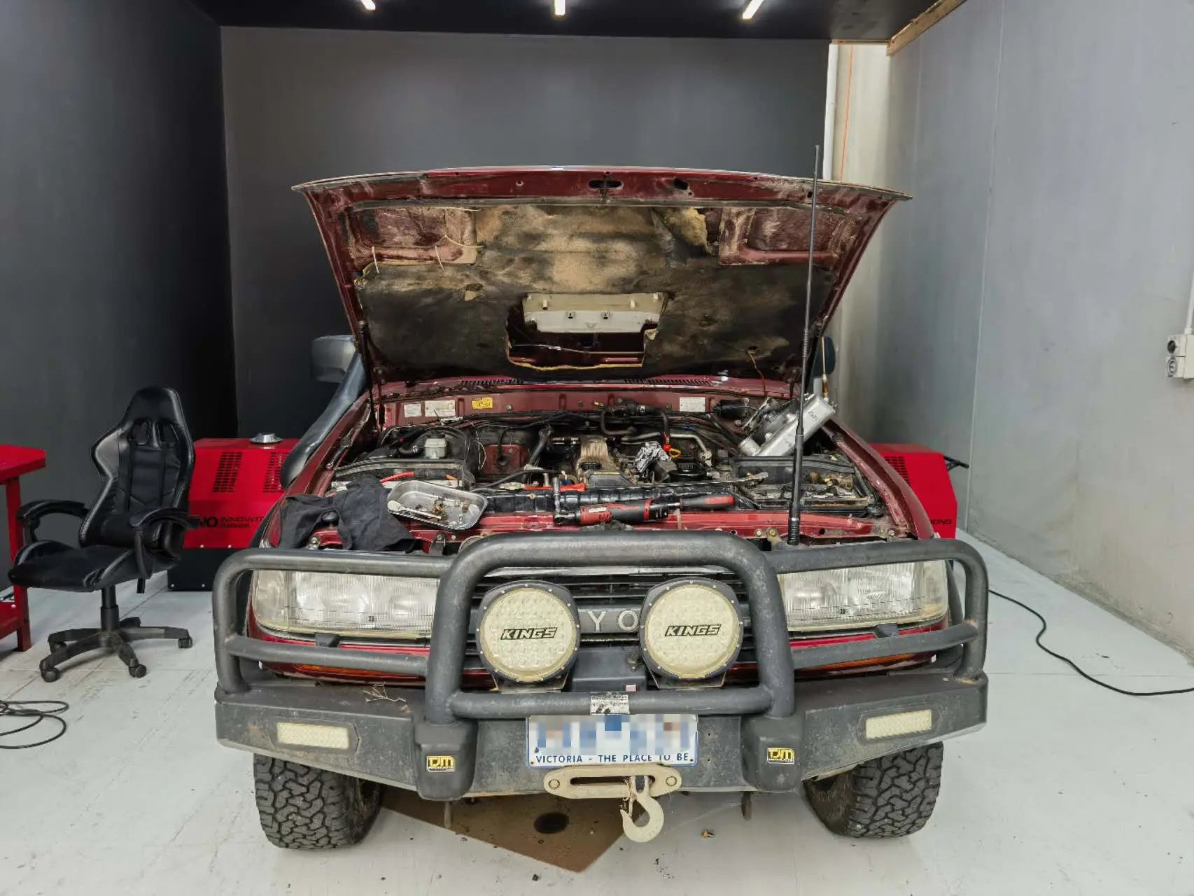 TOYOTA-LANDCRUSIER-80-SERIES-1HD-T-SPARTAN-BALL-BEARING-TURBO-PROJECT Spartan Turbo Systems